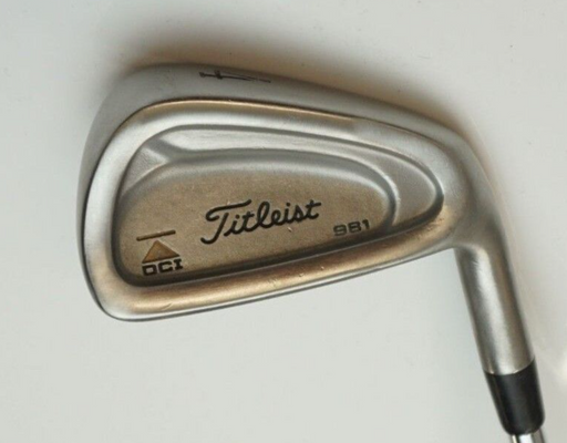 Titleist DCI 981 Gold Triangle 4 Iron Tri-Spec Regular Steel Shaft
