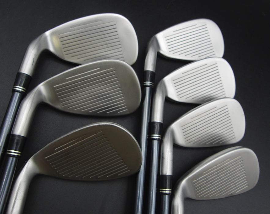 Set of 7x TaylorMade rac r7 Ti Irons 5-SW Regular Graphite Shafts T/Made Grips