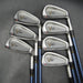Set of 7 x TaylorMade V721 MidSize Irons 4-PW Stiff Graphite Shafts G/P Grips