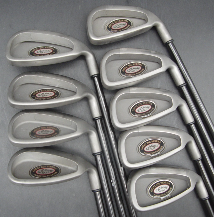 Set Of Callaway Great Big Bertha 3-PW/SW + 3 Wood + 4 Wood + Driver + Putter