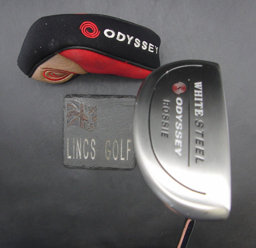 Odyssey White Steel Rossie Putter Steel Shaft 81cm Length Psyko Grip + HC