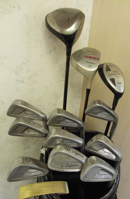 Set Of Daiwa Try Power 3-PW/SW Irons + 4 Wood + 5 Hybrid + Driver + Putter