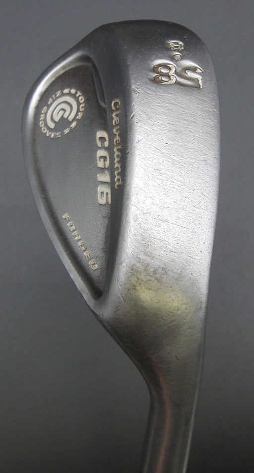 Cleveland CG16 Tour Zip Grooves Forged 58° Lob Wedge Stiff Steel Shaft G/P Grip