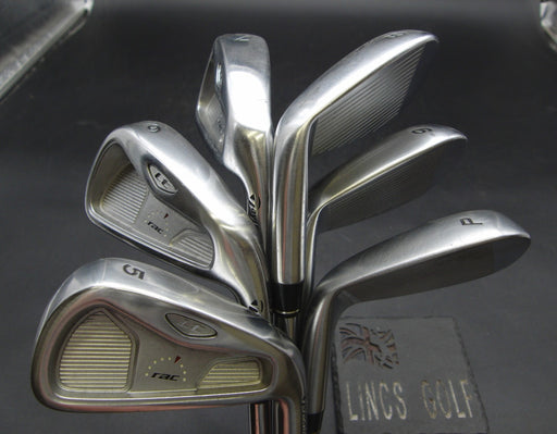 Set of 6x TaylorMade Rac LT 5-PW Irons Stiff Steel Shafts TaylorMade Grips