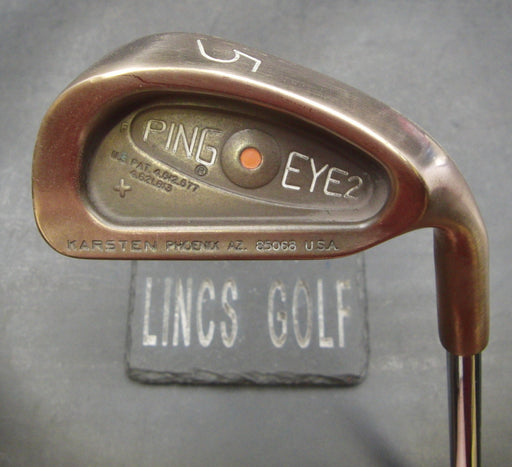 Ping Eye 2+ BeCu Orange Dot 5 Iron Regular Steel Shaft Golf Pride Grip