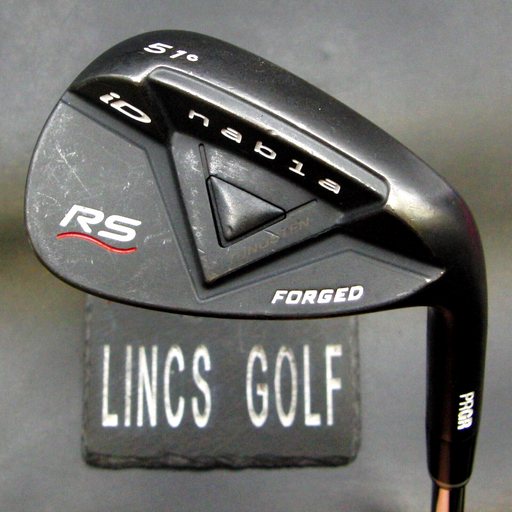 Japanese PRGR Nabia iD RS 51° Gap Wedge Stiff Steel Shaft Golf Pride Grip