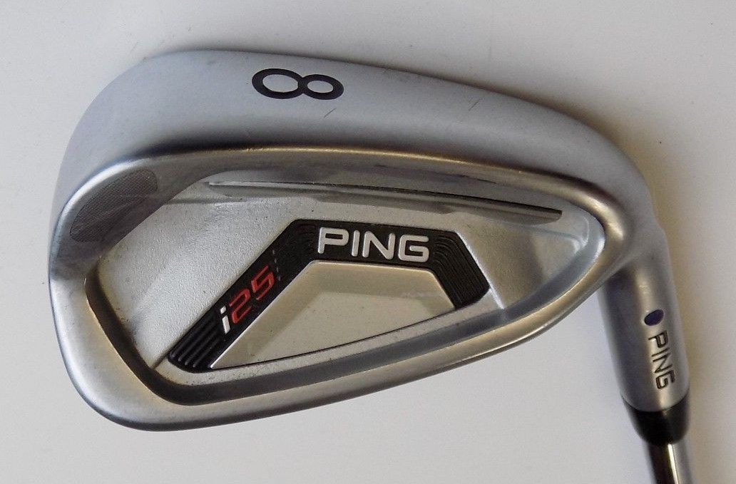 Ping i25 Purple Dot 8 Iron Ping CFS Stiff Flex Steel Shaft Ping Grip