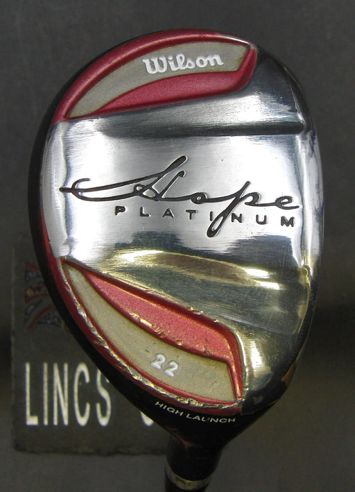 Ladies Wilson Hope Platinum 22° Hybrid Ladies Graphite Shaft Wilson Grip