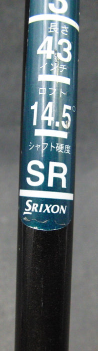 Srixon W-404 14.5° 3 Wood Regular Graphite Shaft Srixon Grip
