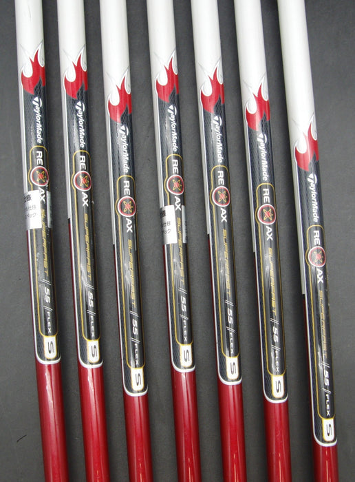 Set of 7x TaylorMade Burner Japanese Model Irons 4-PW Stiff Graphite Shafts