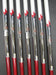 Set of 7x TaylorMade Burner Japanese Model Irons 4-PW Stiff Graphite Shafts