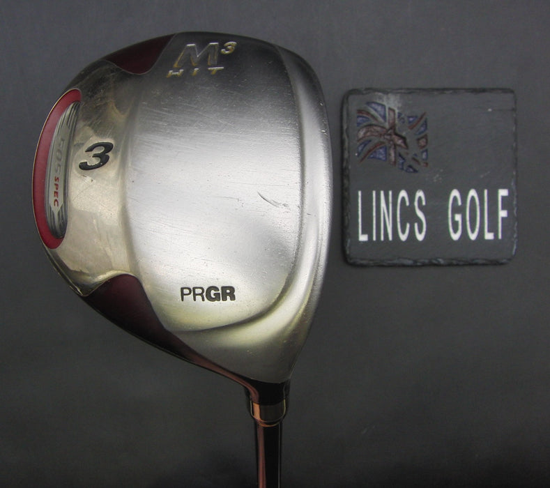 PRGR M3 Hit 505 Spec 16.5° 3 Wood Stiff Graphite Shaft PRGR Grip