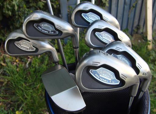 Set of Callaway SteelHead X-16 Pro 5-PW+ Driver+ 3 Wood + 5 Wood + Putter*