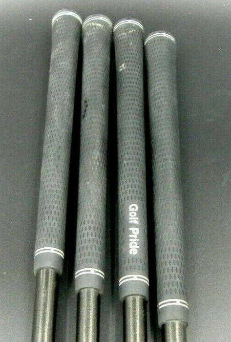Set of 4 Mizuno PRESAGE Irons 4-7 Stiff Graphite Shafts Golf Pride Grips