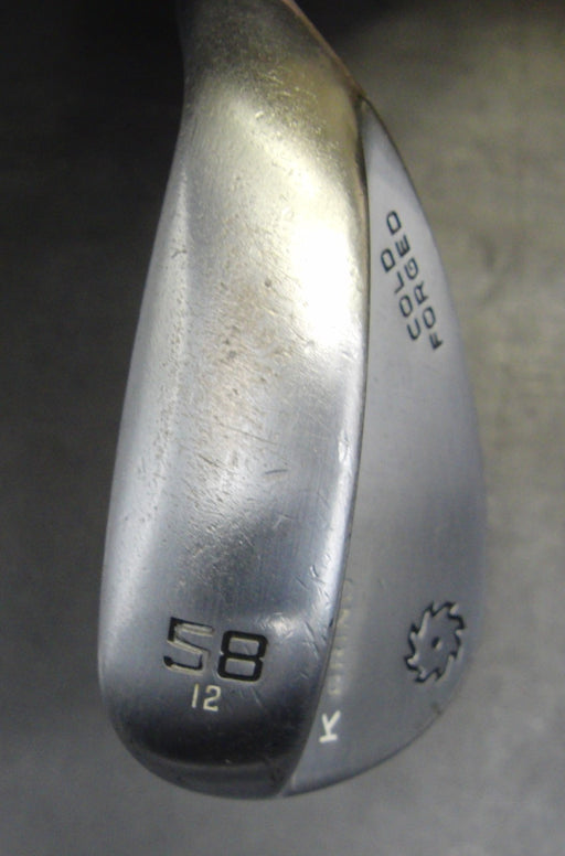Titleist Vokey Design K Grind Cold Forged 58° Wedge Stiff Steel Shaft with Grip