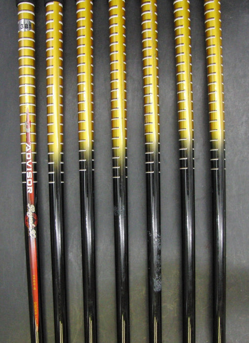 Set of 7 x Daiwa Advisor Royal Irons 5-SW Regular Graphite Shafts Daiwa Grips*