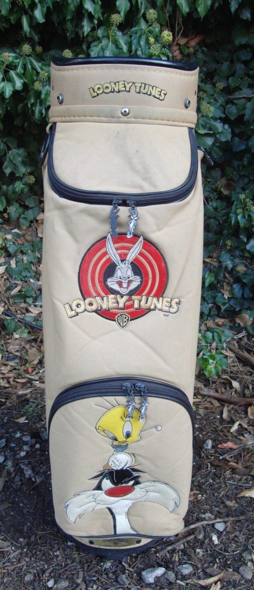 6 Division Looney Tunes Golf Cart Carry Golf Clubs Bag - USED / 2nd Hand Item