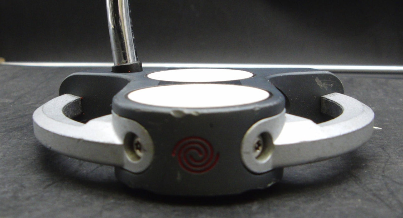 Odyssey White Steel 2-Ball SRT Putter Steel Shaft 89cm Length Psyko Grip*
