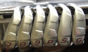 Set of 6x Cobra Baffler Red Irons 7-SW+GW Stiff Steel Shafts Golf Pride Grips
