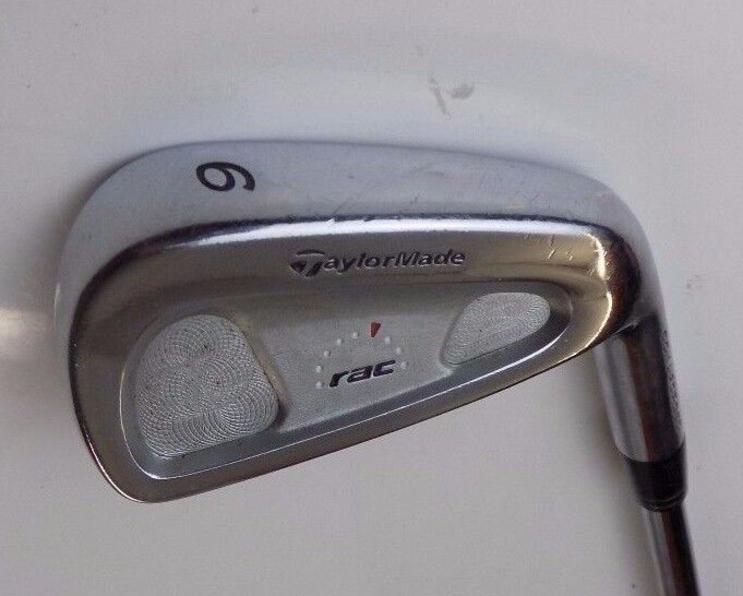 TaylorMade RAC Coin Forged 6 Iron TaylorMade Stiff Flex Steel Shaft Lamkin Grip