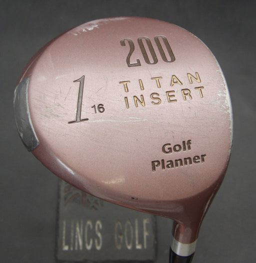 Ladies Golf Planner Titan Insert 200 16° Driver Ladies Graphite Shaft