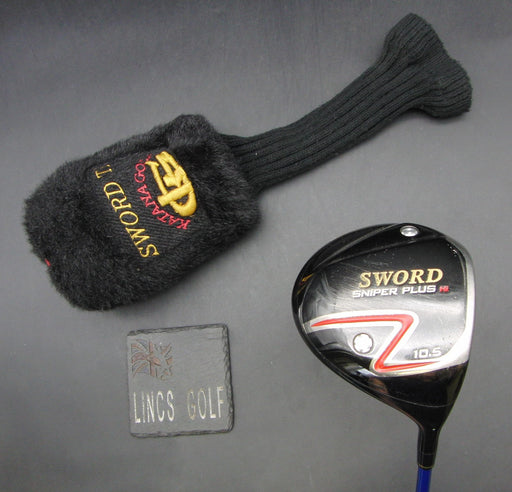Sword Sniper Plus 10.5° Driver Regular Graphite Shaft Black Grip + Head Cover