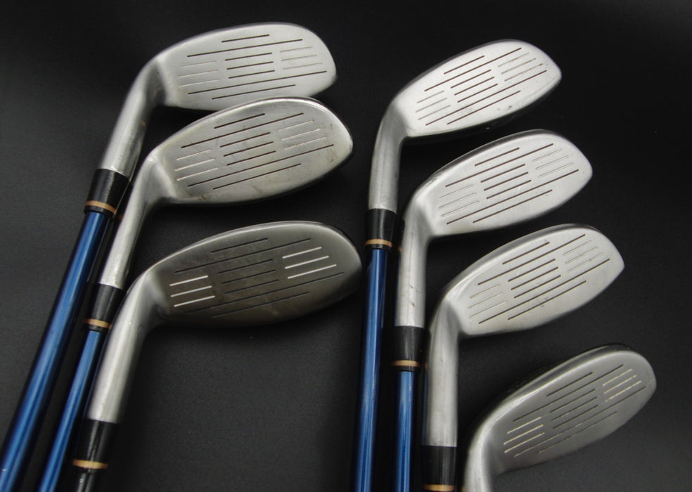 Set of 7x Spalding High Ball Irons 5-PW+GW Stiff Graphite Shafts with Grips*