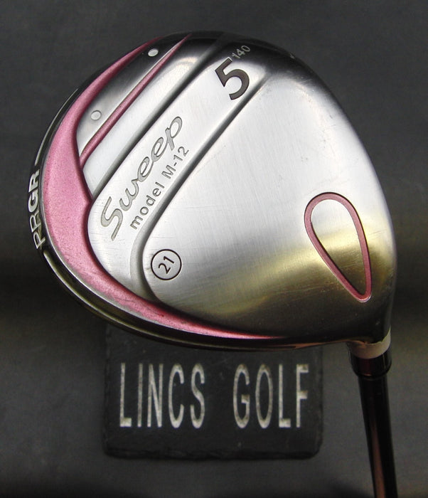 Ladies PRGR Sweep Model M-12 21° 5 Wood Ladies Graphite Shaft Golf Pride Grip