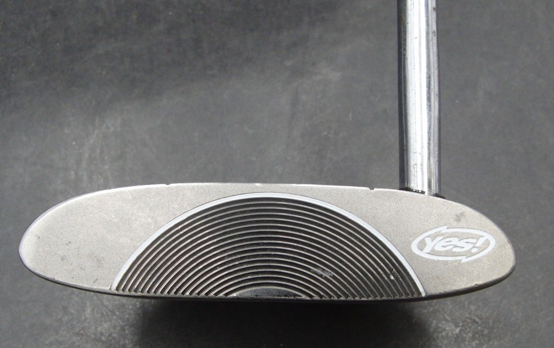 Yes C-Groove Victoria II Putter Steel Shaft 86.5cm Length Psyko Grip