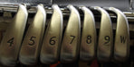 Set of 7x Ping G Series Brown Dot Irons 4-PW Stiff Steel Shafts GolfPride Grips