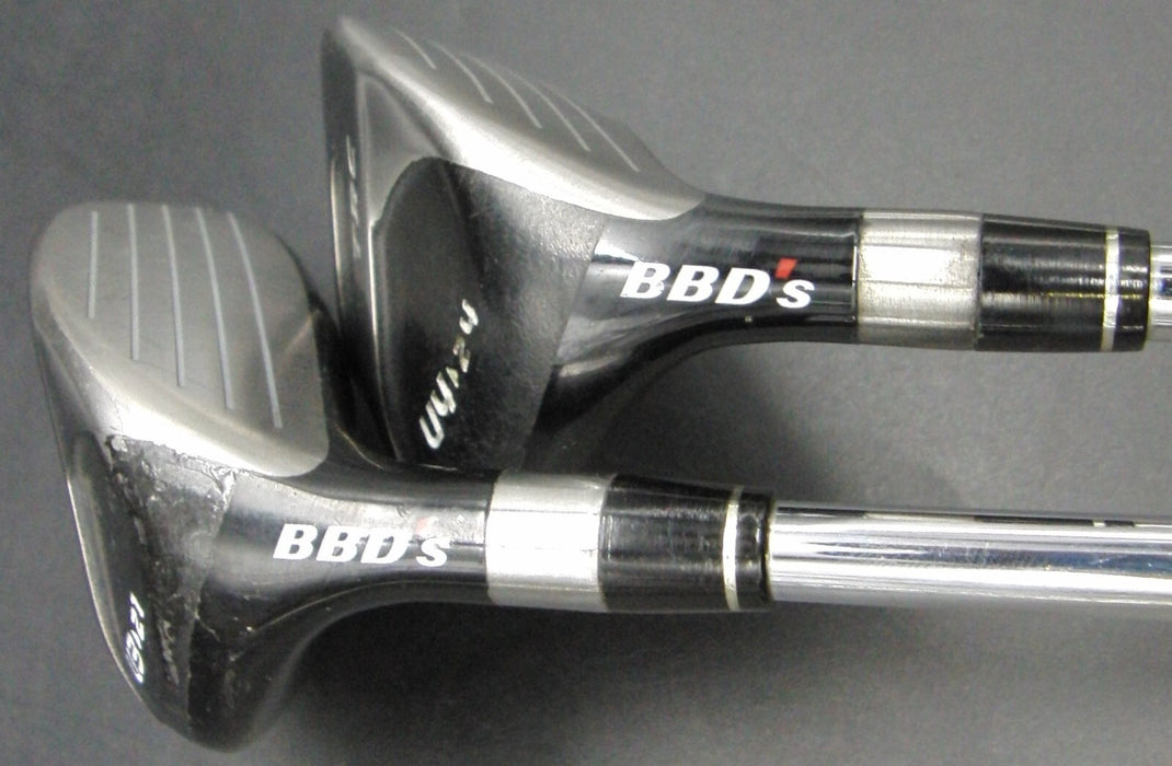 Set of 2 Royal Collection BBD's TRC 3 21° & 4 24° Hybrids Stiff Steel Shafts