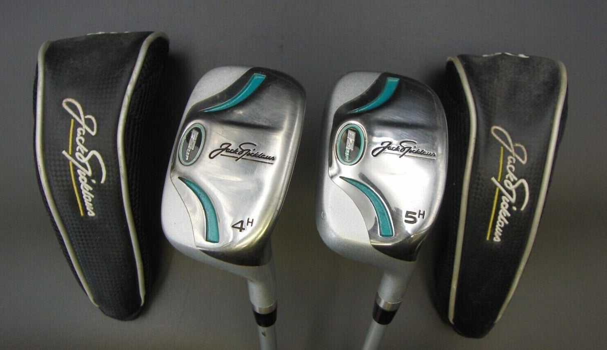Ladies Set of 2 Jack Nicklaus EZUP 4 & 5 Hybrids Ladies Graphite Shafts
