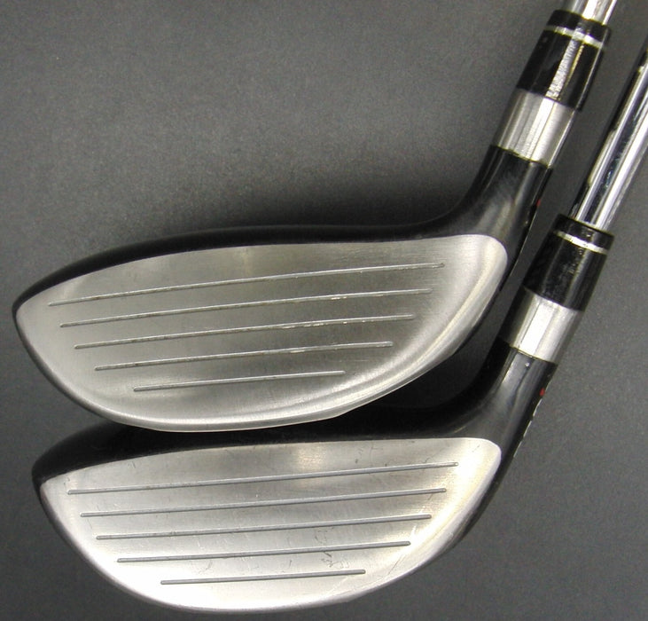 Set of 2 Royal Collection BBD's TRC 3 21° & 4 24° Hybrids Stiff Steel Shafts