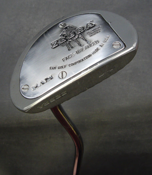 RAM Zebra Face Balanced Putter 90cm Playing Length Steel Shaft Lamkin Grip