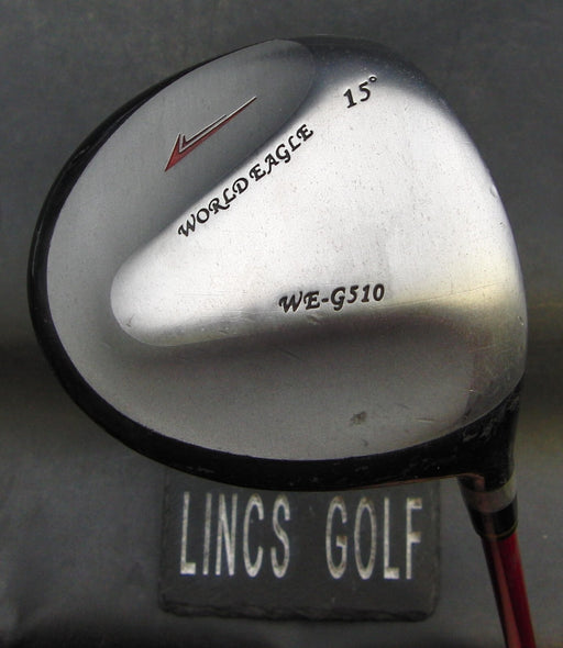 Japanese World Eagle WE-G510 15° 3 Wood Regular Graphite Shaft World Eagle Grip