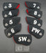 Set of 9x Unbranded Iron Gloves Irons Head Covers