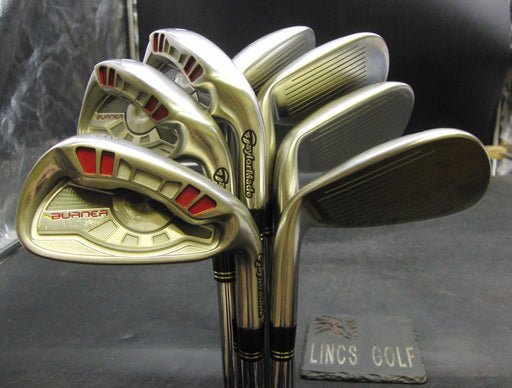 Set of 7x TaylorMade Burner Japanese Model Irons 5-PW+AW Regular Steel Shafts*