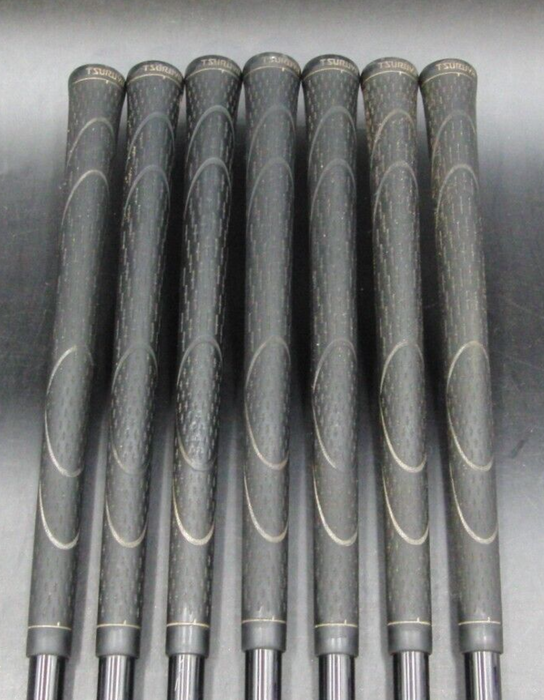 Set of 7 x Tsuruya Axel Dual Impact Irons 5-PW+GW Stiff Graphite Shafts