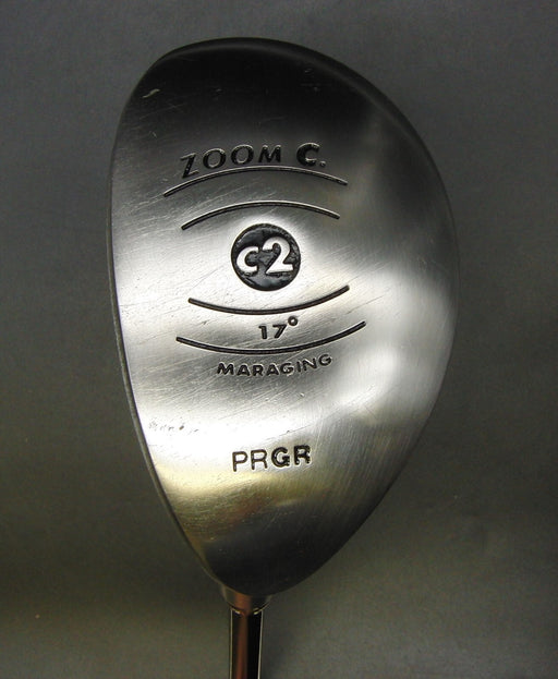 Left Handed PRGR Zoom C2  17° Hybrid Stiff Graphite Shaft Zoom Grip