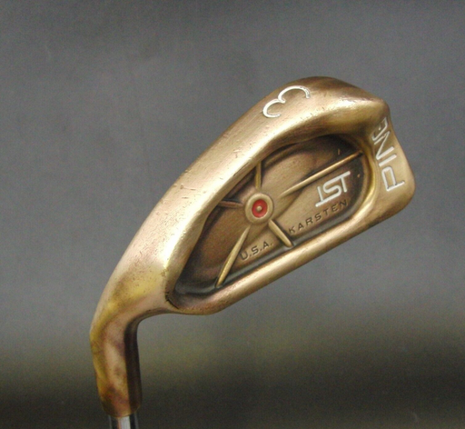 Left Handed BeCu Ping Karsten ISI Red Dot 3 Iron Stiff Steel Shaft Ping Grip