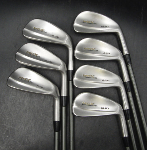 Set of 7 x MacGregor MGX MR-55CF Irons 3-9 Regular Graphite Shafts G/Pride Grips