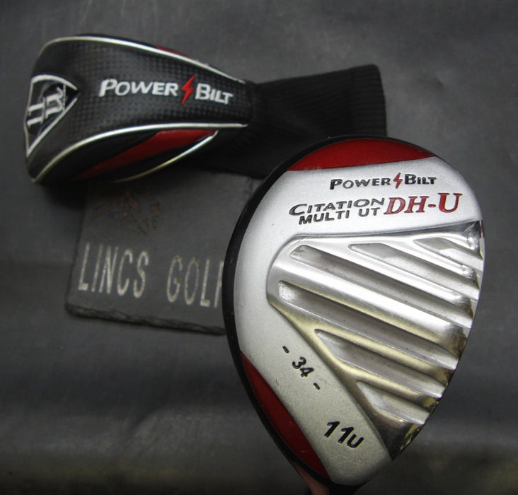 Power Bilt Citation DH-U 34° 11 Hybrid Stiff Graphite Shaft Power Bilt Grip + HC