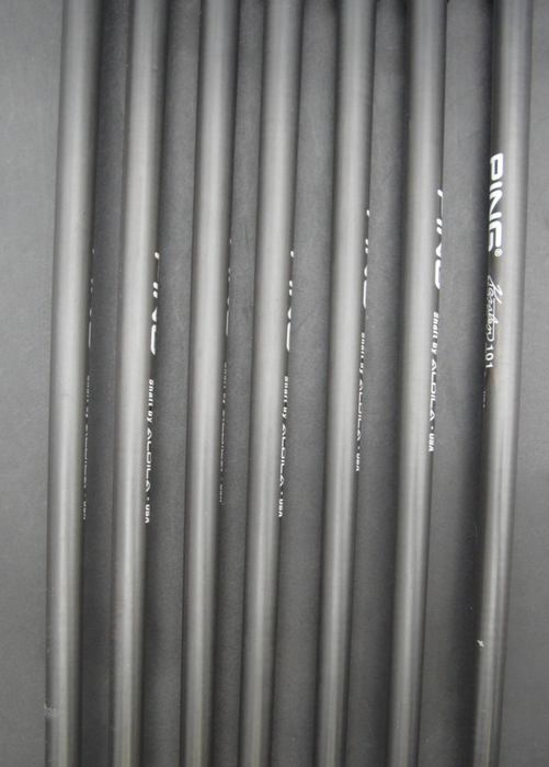 Set Of Ping Zing Black Dot 4-PW Irons + 3 Wood + 7 Wood + 1 Driver +Putter