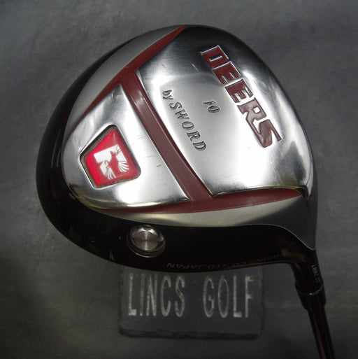 Sword Deers 10° Driver Extra Stiff Graphite Shaft Benross Grip