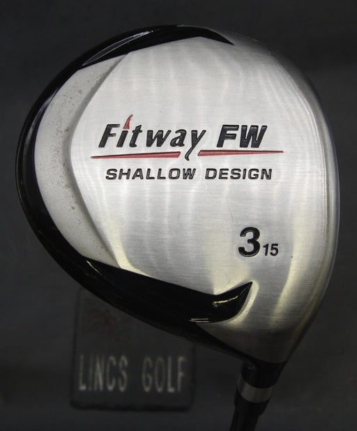 Fitway FW Shallow Design 15° 3 Wood Regular Graphite Shaft Fitway Grip