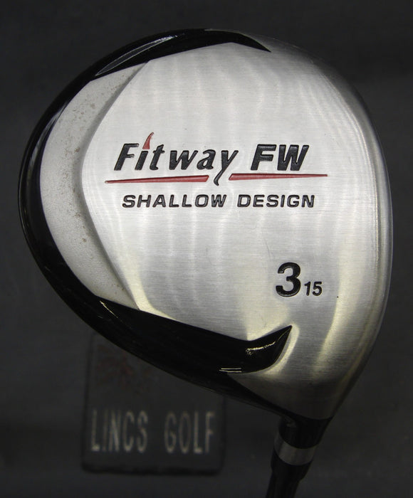 Fitway FW Shallow Design 15° 3 Wood Regular Graphite Shaft Fitway Grip