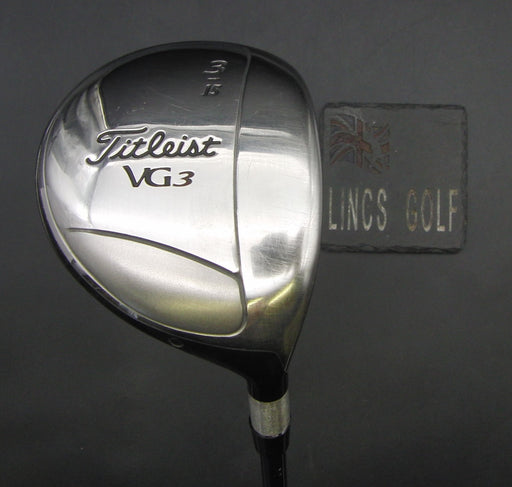 Titleist VG3 15° 3 Wood Stiff Graphite Shaft Benross Grip