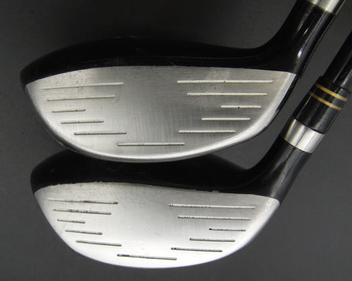 Set of 2 Spalding Tour Pro Grind 18° 5 + 21° 7 Woods Stiff Graphite Shafts