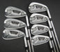 Set of 7x Ping Anser 2014 Black Dot Irons 4-PW Stiff Steel Shafts STM Grips