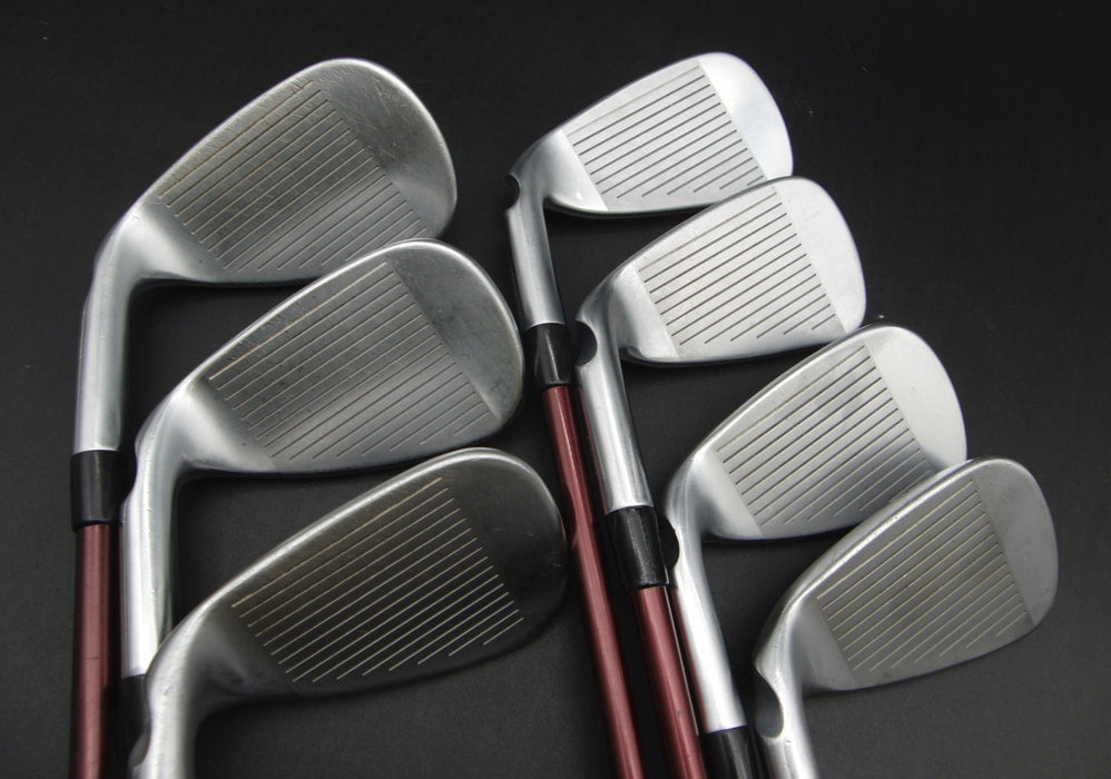 Set of 7x Ping G700 White Dot Irons 6-SW+UW Regular Graphite Shafts with Grips*